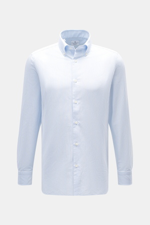 Giampaolo  - Herren - Oxford-Hemd Button-Down-Kragen hellblau/weiß gestreift