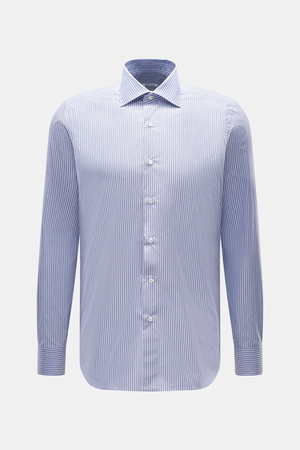 Fray Italy Fray - Herren - Business Hemd Haifisch-Kragen 'Nello' blau/weiß gestreift
