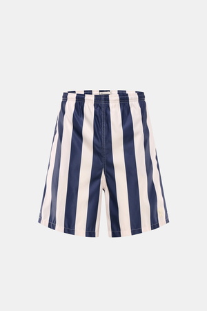 AMI  Paris - Herren - Badeshorts navy/weiß gestreift