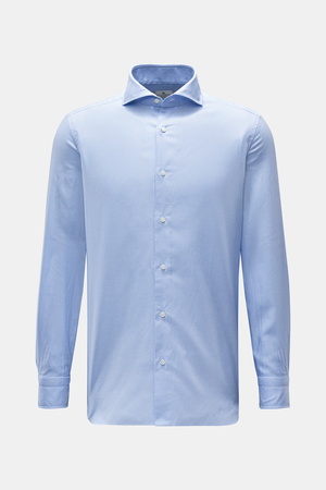 Giampaolo  - Herren - Casual Hemd Haifisch-Kragen hellblau/weiß kariert