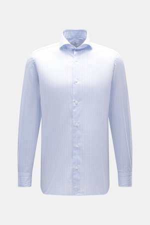 Giampaolo  - Herren - Casual-Hemd Haifisch-Kragen blau/weiß kariert