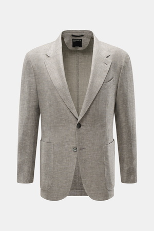 Ermenegildo Zegna Zegna - Herren - Sakko 'Riviera' grau/weiß meliert