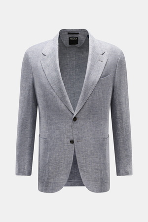 Ermenegildo Zegna Zegna - Herren - Sakko 'Riviera' dark navy/weiß meliert
