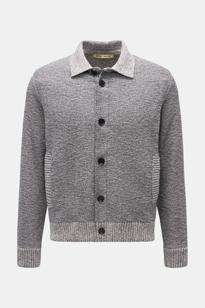 Maurizio Baldassari  - Herren - Cardigan navy/weiß meliert