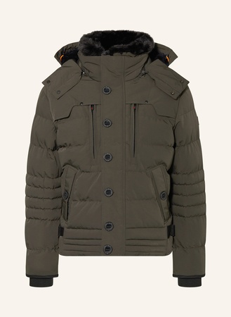 Wellensteyn  Steppjacke Starstream Mit Abnehmbarem Kragen Und Kapuze schwarz