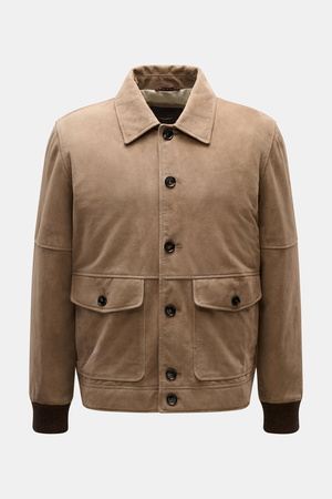 Windsor  - Herren - Velourslederjacke 'Manfredo' taupe