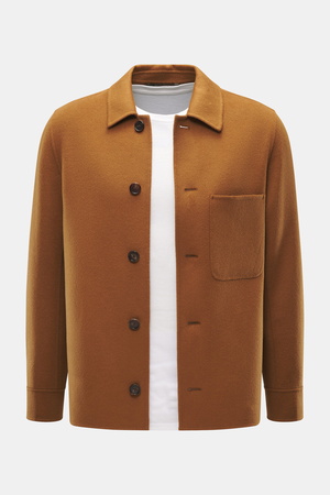 Windsor  - Herren - Woll-Overshirt 'Gaio' hellbraun