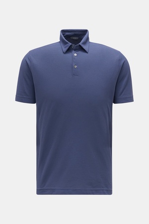 Zanone  - Herren - Jersey-Poloshirt blau